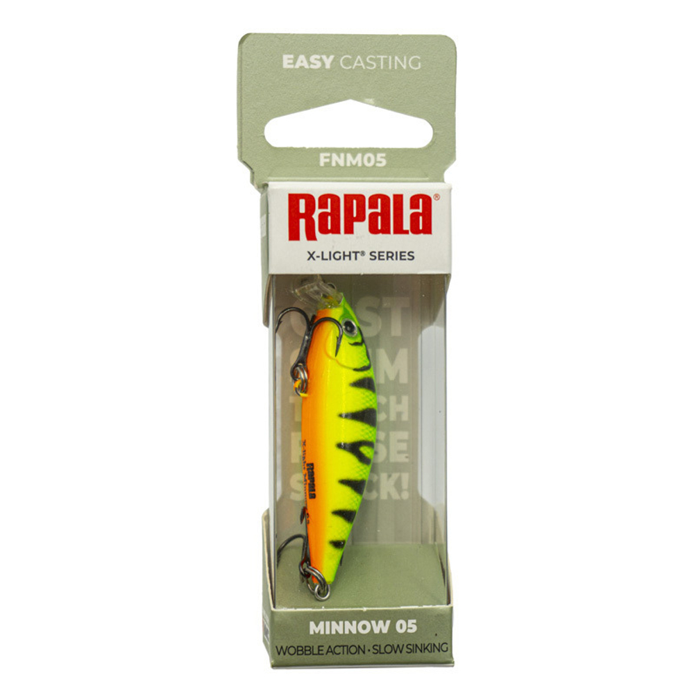 Воблер RAPALA X-Light Minnow FNM05 / 5 см, 4 г, цвет FT