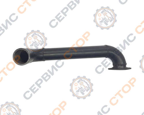 Колено глушителя выход вниз (фланцы 2 отв., резьба) ZS1100 SK