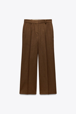 Широкие брюки из смесовой шерсти manteco — zw collection