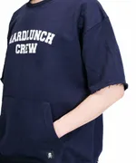 Толстовка Hardlunch Crew с коротким рукавом темно-синяя