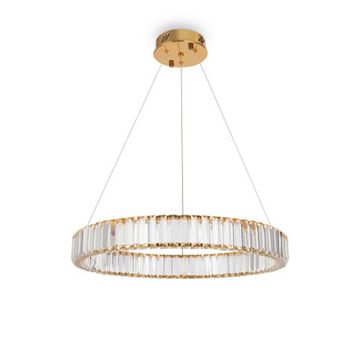 Подвесной светильник с пультом ДУ 22.5W 3000-4000-6000K FR5257PL-L25G латунь Tier Modern Freya