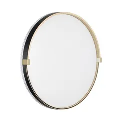 7647/DL PALE SN 189 Светильник пластик/белый/черный/золотой LED 48Вт 4000К D390 IP43 OLIDI BLACK