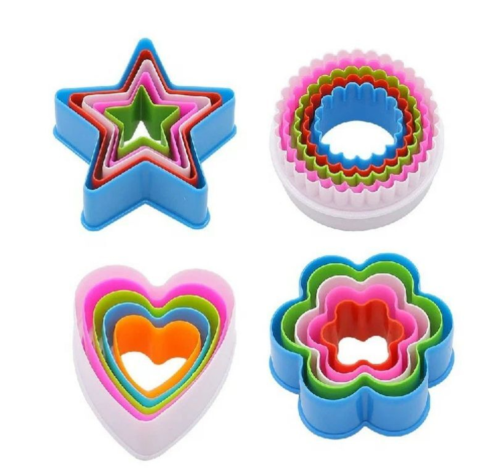 Набор форм для печенья «Цветок», 5 шт