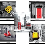 Тетрадь 48л. А5 клетка Brauberg «АКЦЕНТ» обложка картон ассорти (10/100)