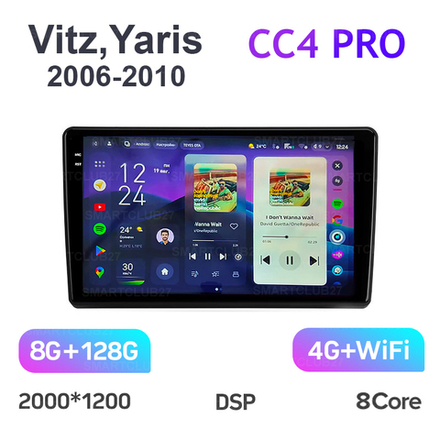 Teyes CC4 Pro 10,2" для Toyota Vitz, Yaris 2006-2010