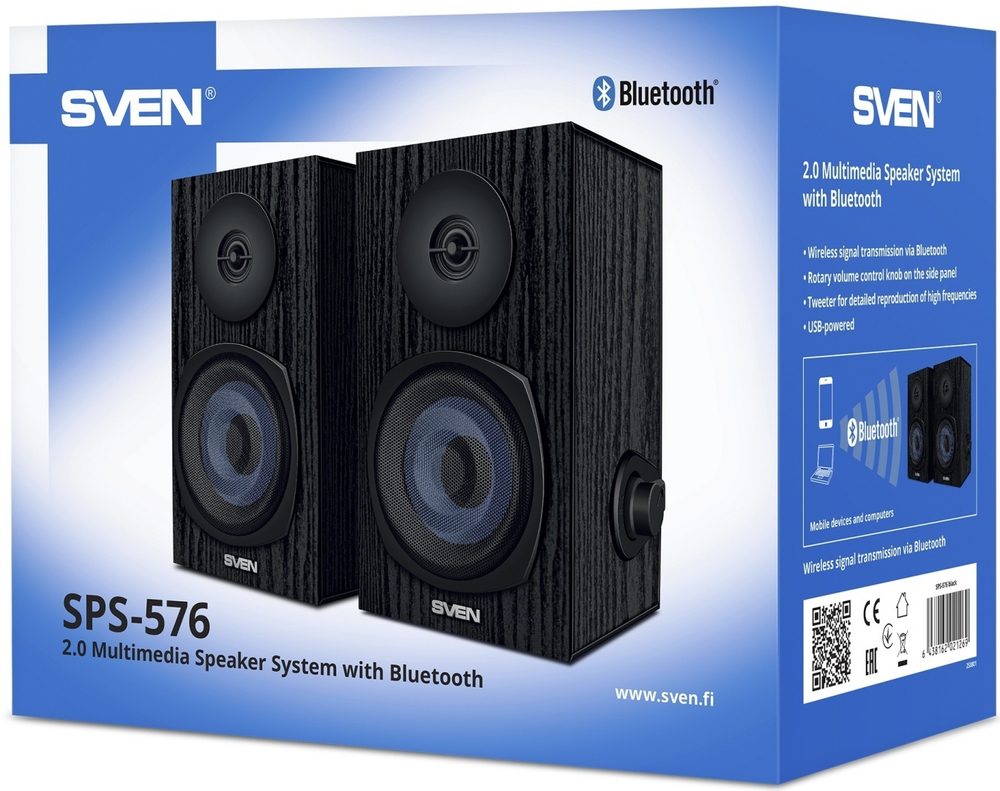 Компьютерные колонки SVEN SPS-576 черный