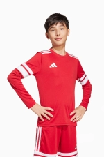 Футболка с длинными рукавами adidas Squadra 25 Детская - красный