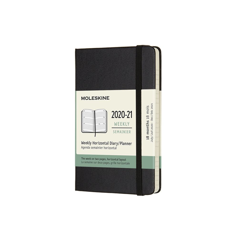 Еженедельник Moleskine Academic Horizontal Pocket (DHB18WH2)