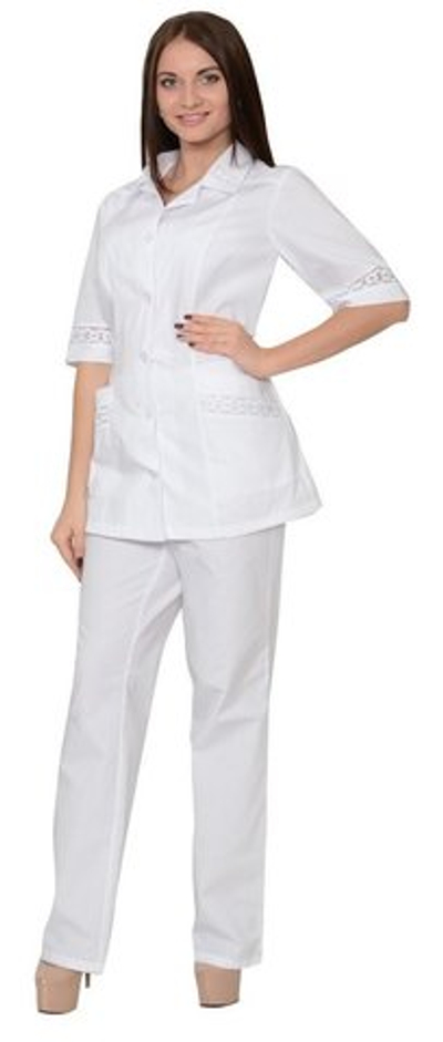 Костюм "Адель" женский: белый