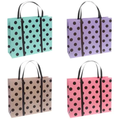 Пакет подарочный «Горох» 32*26*10 см