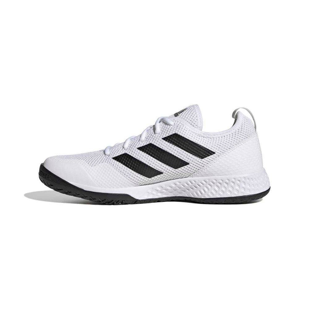 Мужские кроссовки теннисные Adidas Court Flash M - white/core black