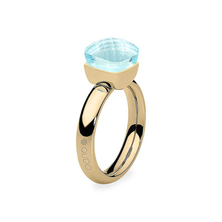 Кольцо Qudo FIRENZE 18 (G) Aquamarine 107001/40-6002 18 размер 18