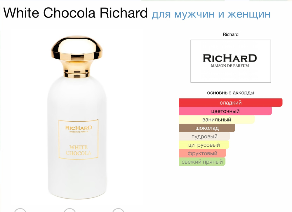 Richard - White Chocola (унисекс)