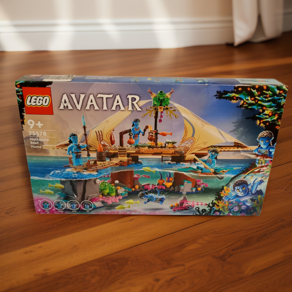 LEGO Avatar 75578 «Дом Меткайина на Рифе» — сцены с воды и подводного мира