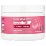 California Gold Nutrition, HydrationUP®, смесь для приготовления электролитического напитка с кальцием, калием, витамином C и витамином E, со вкусом ягодного ассорти, 227 г (8 унций)