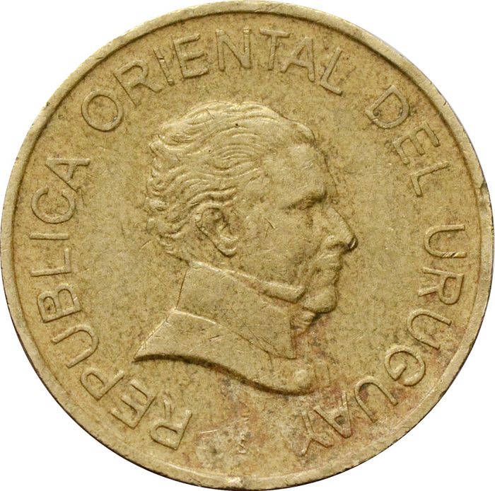 1 песо 2007 Уругвай
