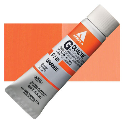 Holbein Acrylic Gouache 40 мл. 735 [А] Orange