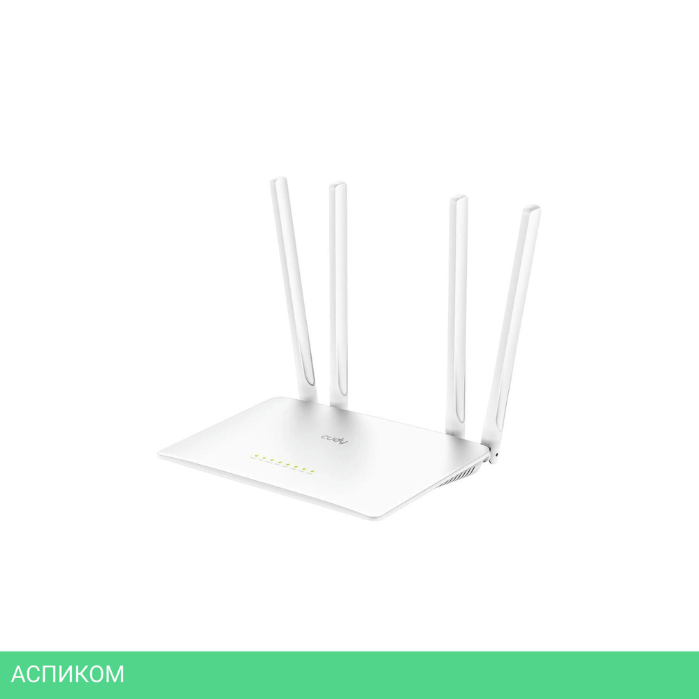 Роутер беспроводной Cudy AC1200 белый (WR1200)