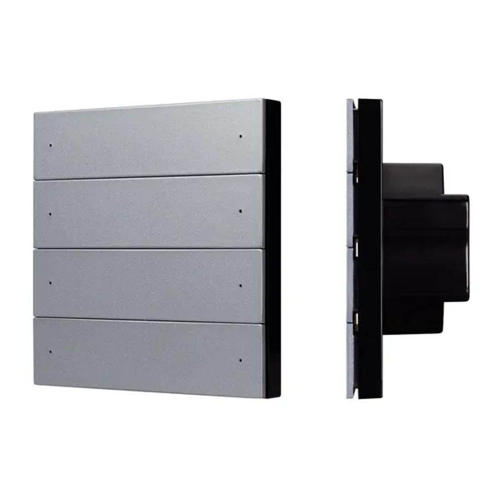 INTELLIGENT ARLIGHT Кнопочная панель SMART-ZB-801-22-1G-8SC-MULTI-IN Silver (230V) (IARL, IP20 Пластик, 5 лет) 055487