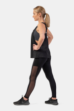 Леггинсы BLACK MESH DESIGN LEGGINGS “BREATHE” 401