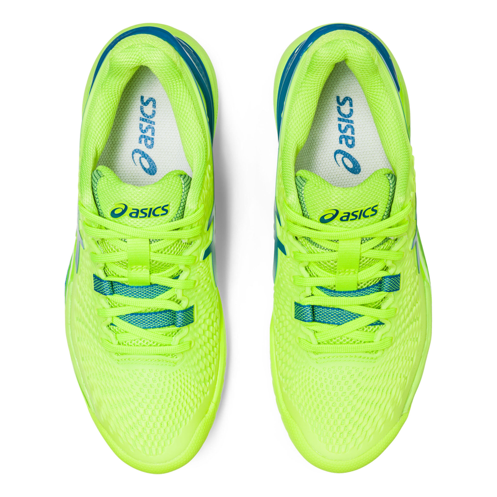 Женские теннисные кроссовки ASICS Gel-Resolution 9 All Court Shoe Women - Neon Green, Blue