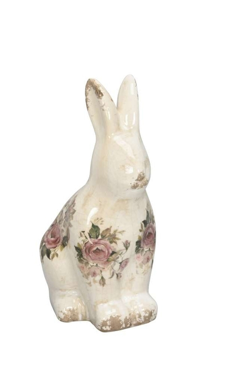 Декор "Кролик-Английские розы" 13x9,5xH20,5см