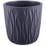 Горшок для цветов с дренажной вставкой Desert 2,3л (d157, h152мм)(серый)