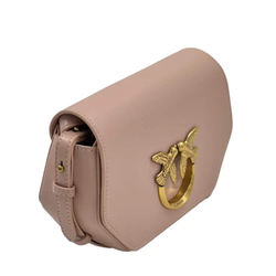 CLASSIC LOVE BAG CLICK EXAGON SIMPLY - pink / antique gold