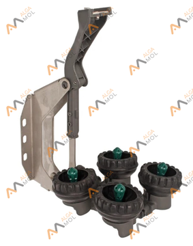 Приемное устр-во доильного аппарата GEA Classic в сборе с форсунками и резиновыми чашами, Китай