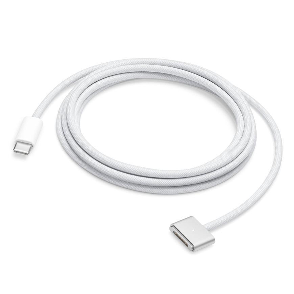 Кабель с оплёткой Apple USB-C — MagSafe 3 (2 м), Серебристый