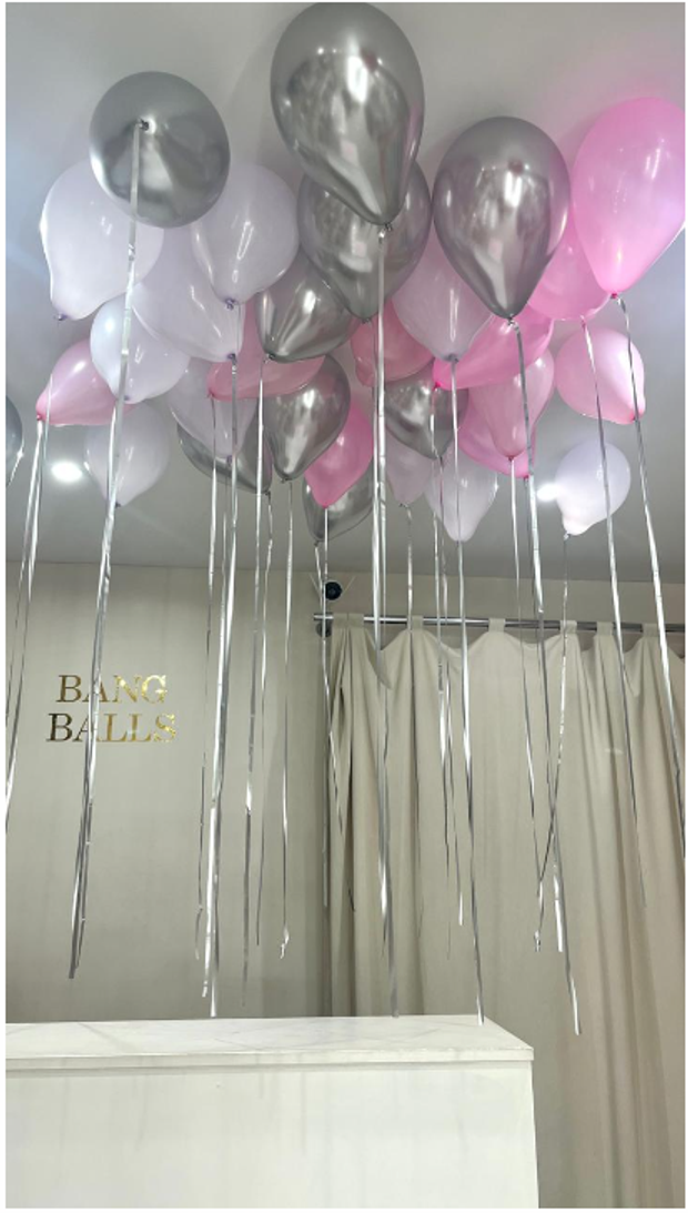 Коробка-сюрприз с шарами №127