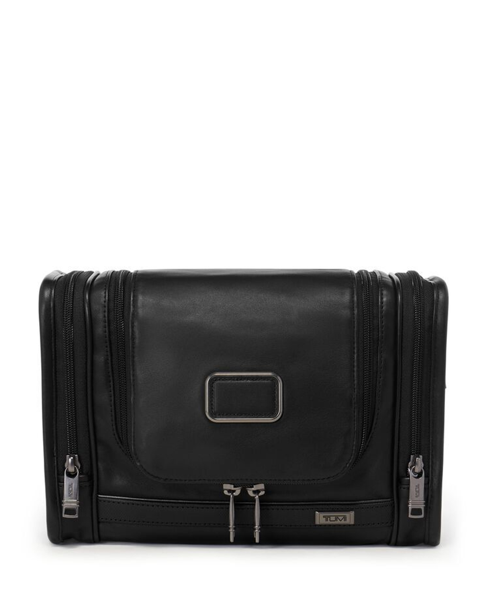 Косметичка дорожная кожаная Hanging/Black