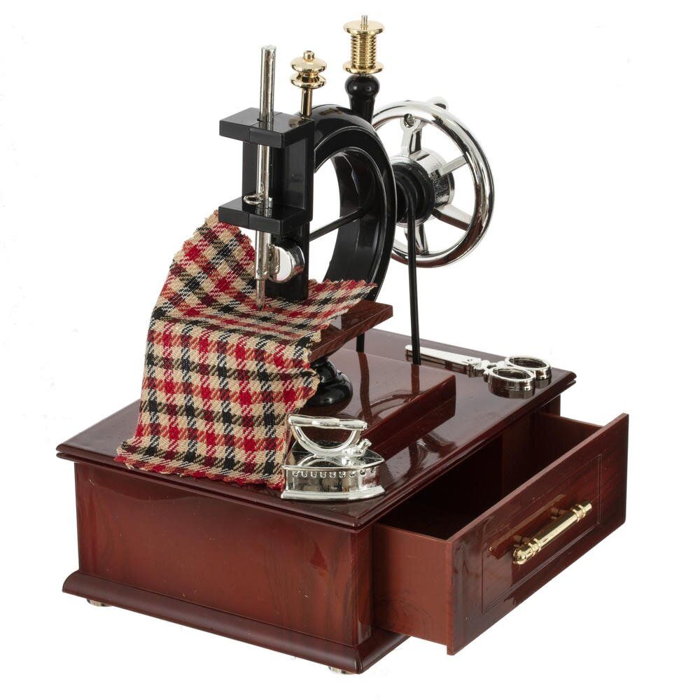 GAEM Изделие декоративное "Швейная машинка" (музык.), L14,5 W12 H19,5 см