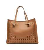 Кожаная сумка-шопер + поясная сумка GIANNI CHIARINI - коричневый(BS 10830 TKLFOR)