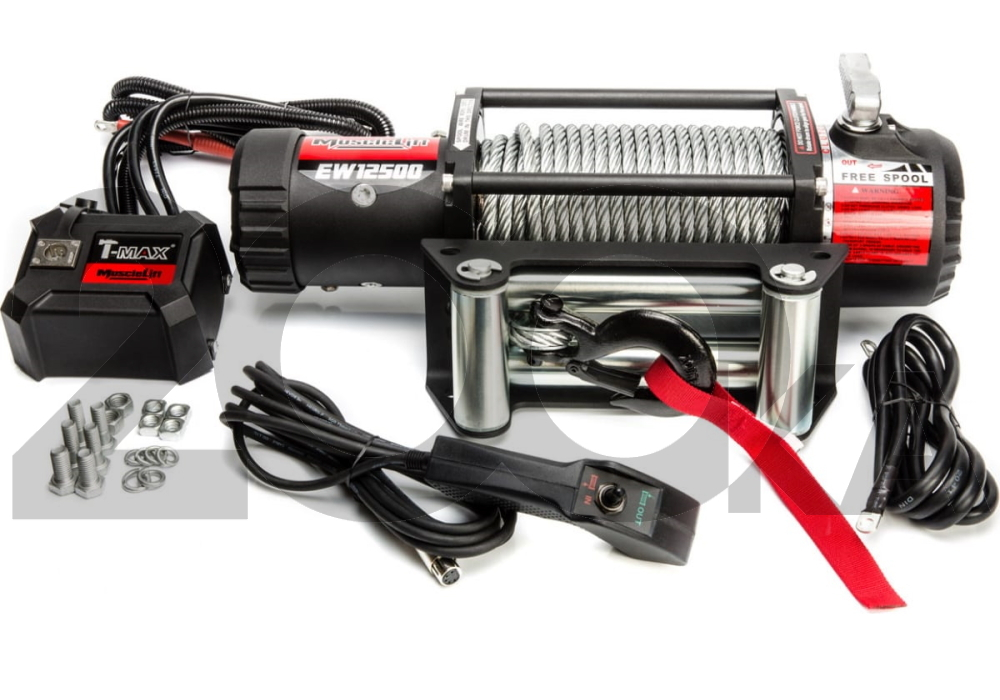 Лебедка автомобильная T-MAX EW12500 MuscleLift (5680 кг) электрическая 12В