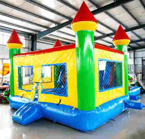 Батут с бассейном "Домик с бассейном" 7*4*3 м