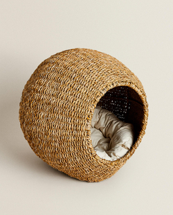 Лежак для животных Zara Home, плетёный из морской травы, 42 43 43 см