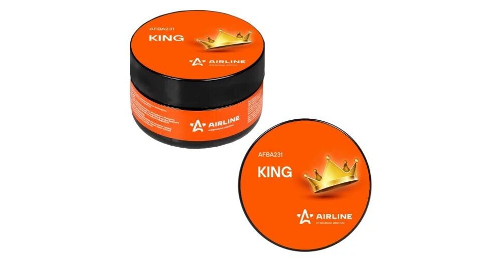 Ароматизатор на панель приборов Аирлайн Планета 60мл KING