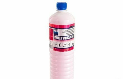 Ср-во концентрир. для очистки и дезинфекции сантехники и кафельной плитки Мегасан, 1 л.