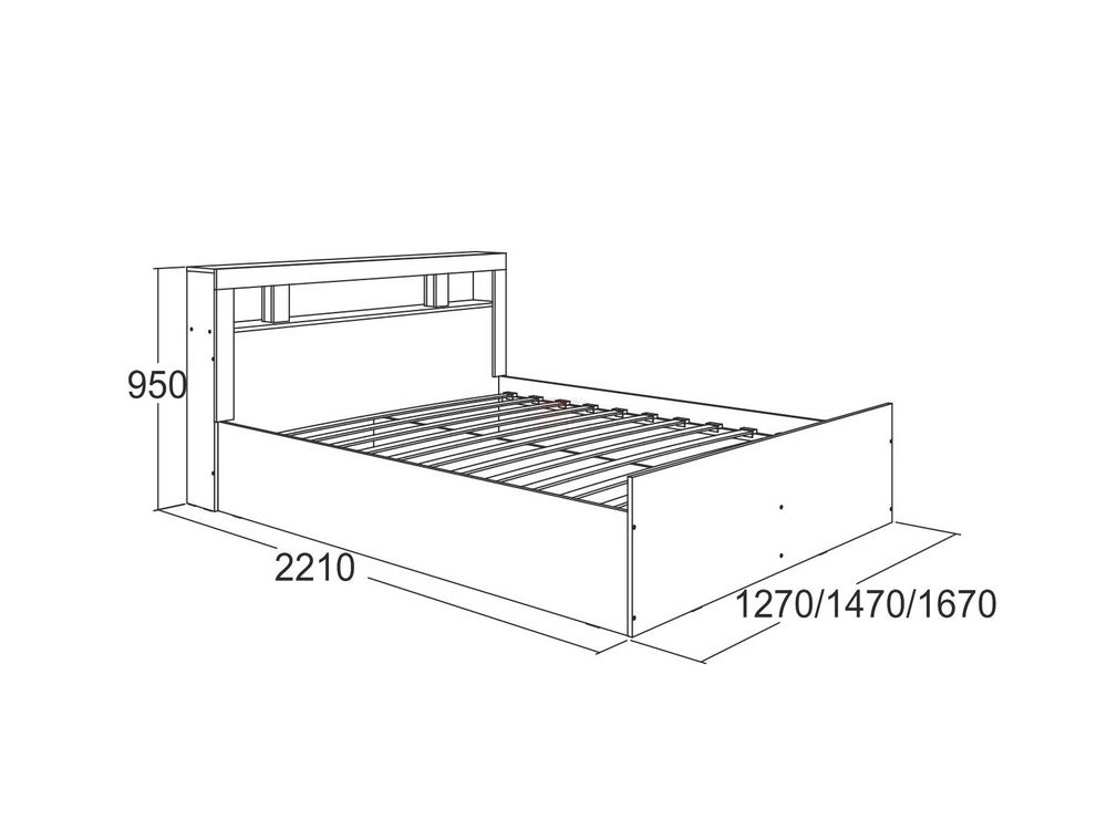 Ольга 19 Кровать 1600*2000