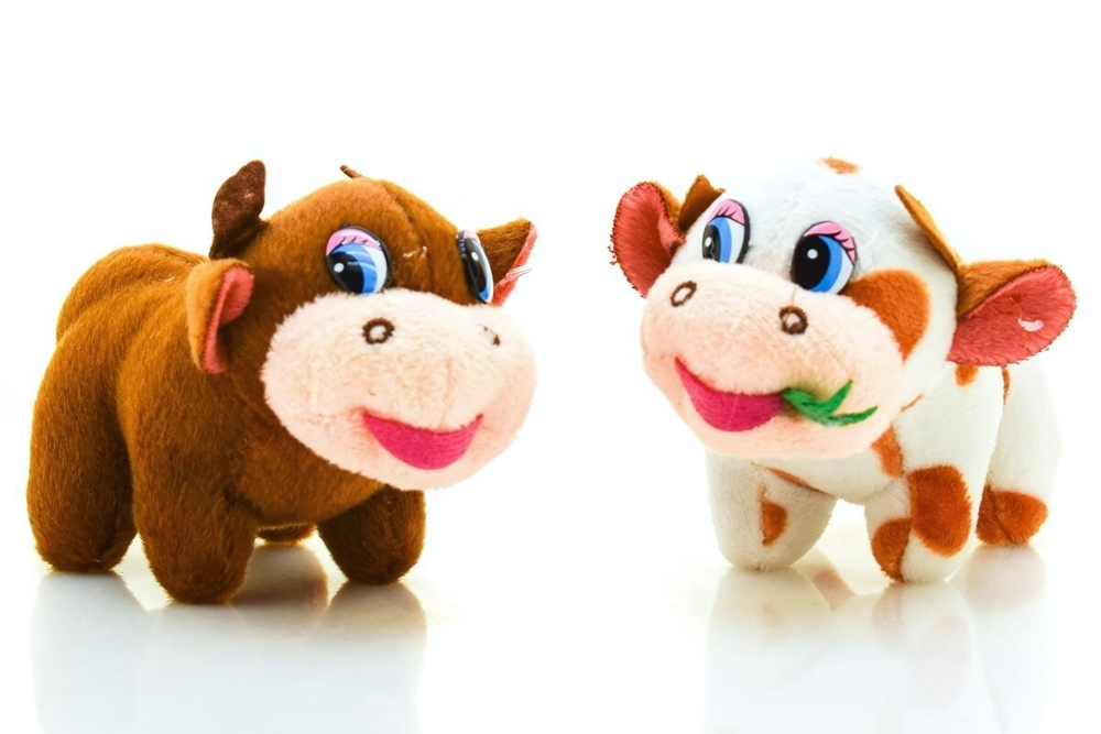 Мягкая игрушка Корова 12см в ассортим.