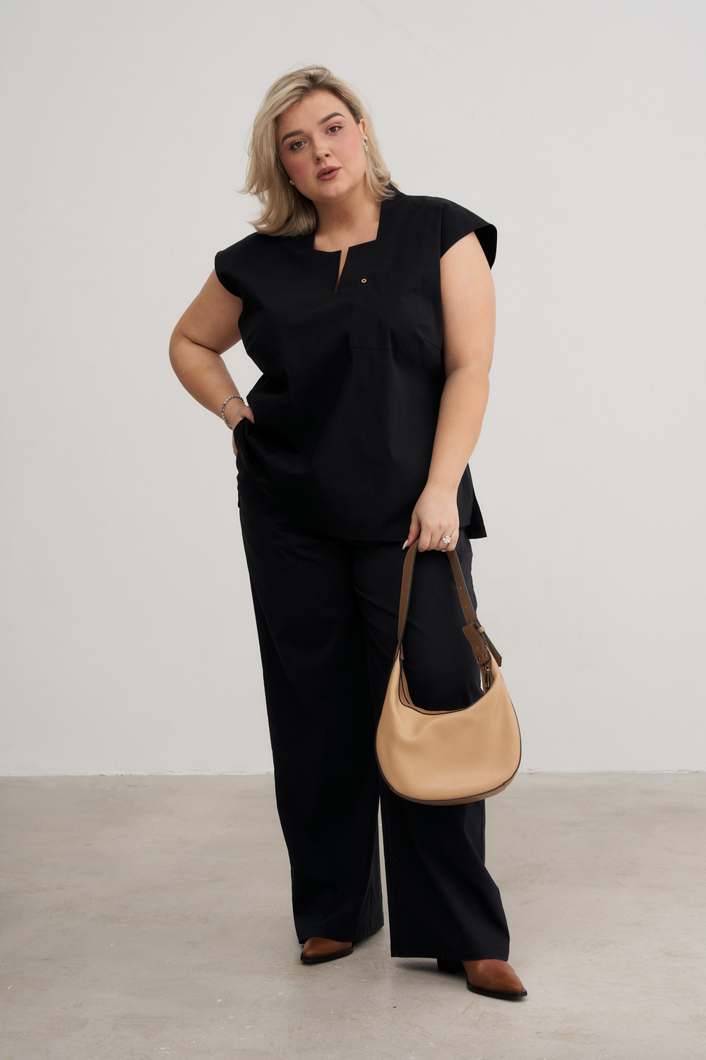 Легкие хлопковые брюки Тамбовчанка