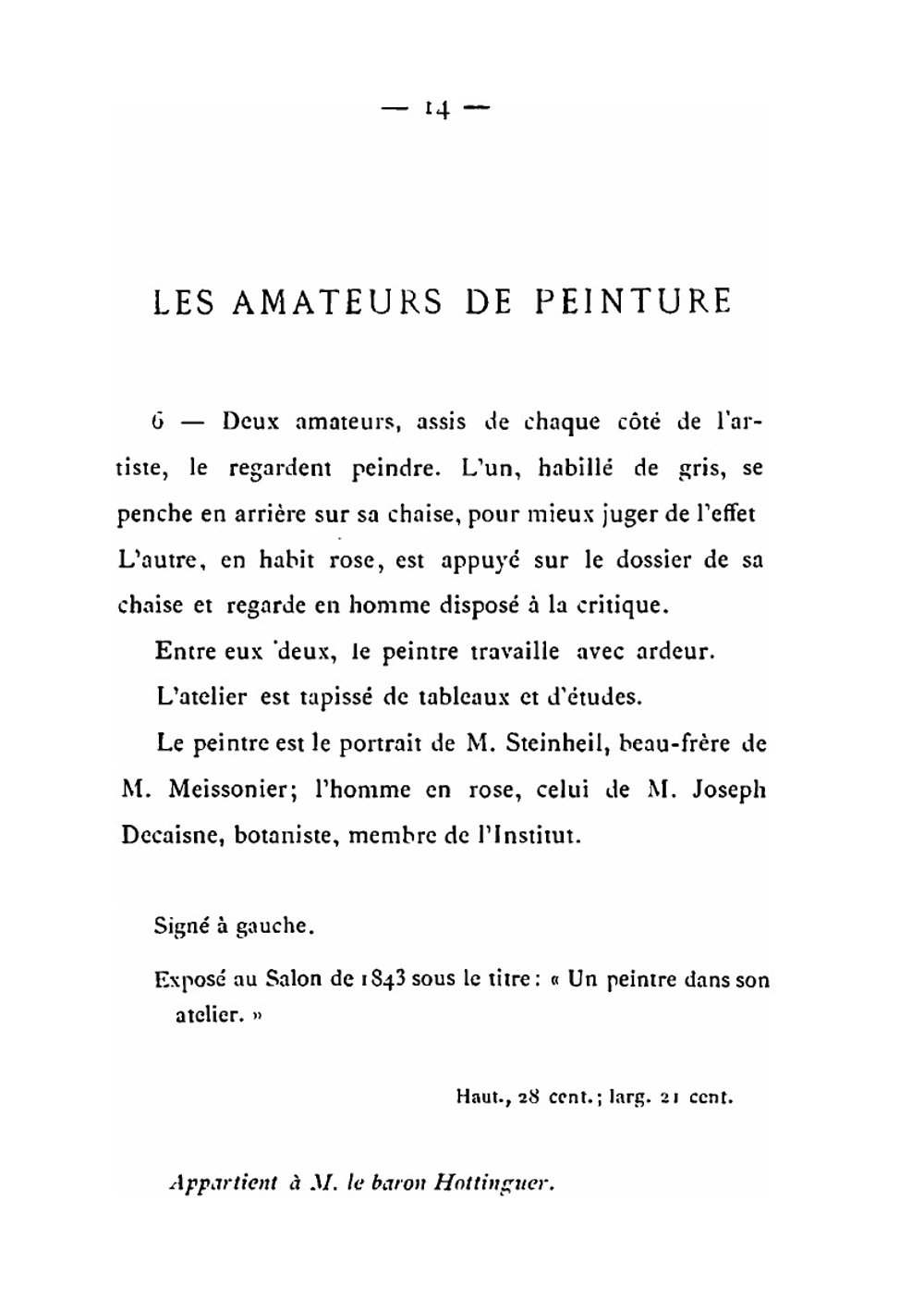Exposition Meissonier, 24, Mai-24 Juillet 1884 | Galerie Georges Petit