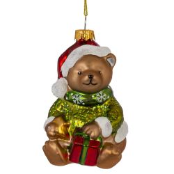 GAEM Украшение новогоднее "Медвежонок", L6,5 W7 H11 см, 2в.