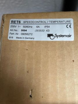 Регулятор скорости RET6 Systemair