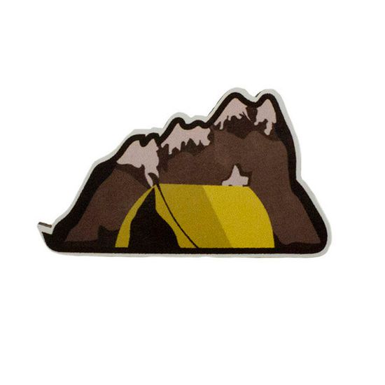 Значок деревянный (брошь)  Camp. Fire Pin