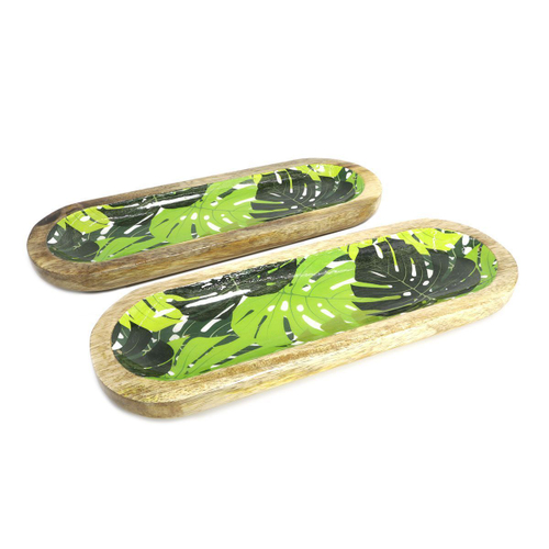 Подставка под благовония люкс листья дерево