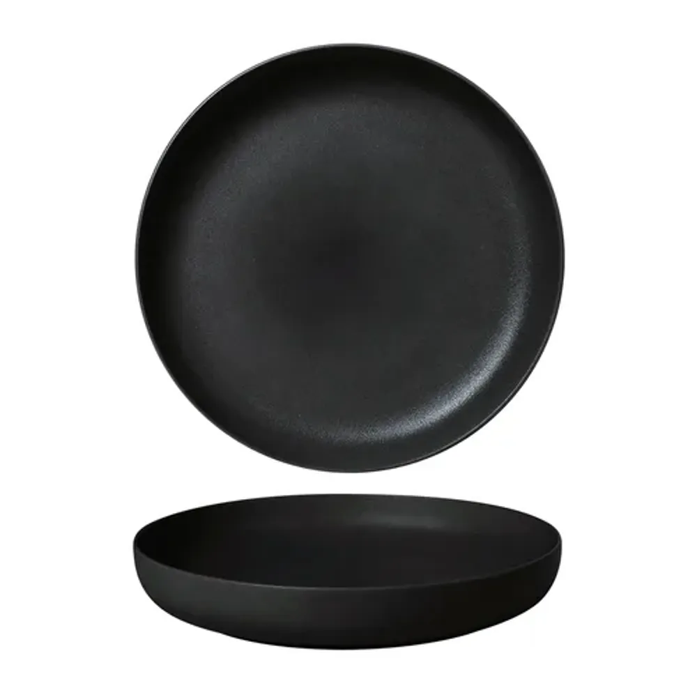 Тарелка с бортом d 21,5 см h3,5 см Black Sand Fine Plus Noble [4]