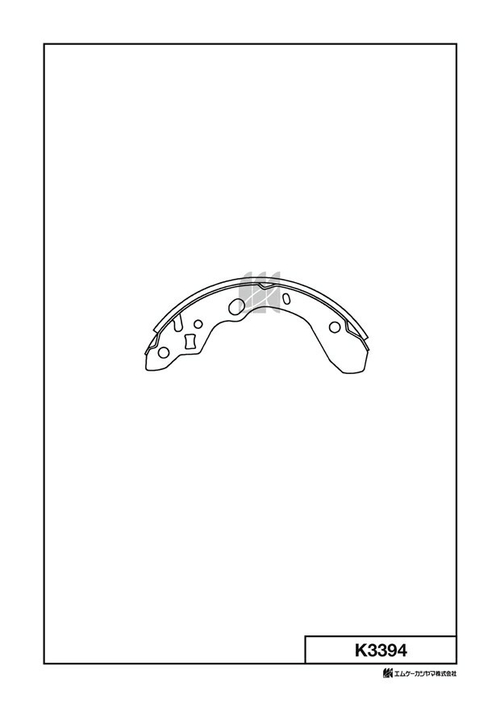 Барабанные тормозные колодки KASHIYAMA K3394