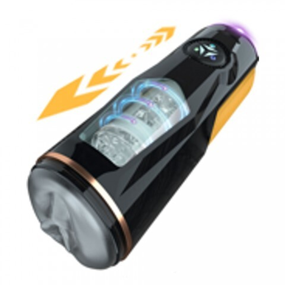 Автоматический мастурбатор с функцией ротации и вращения